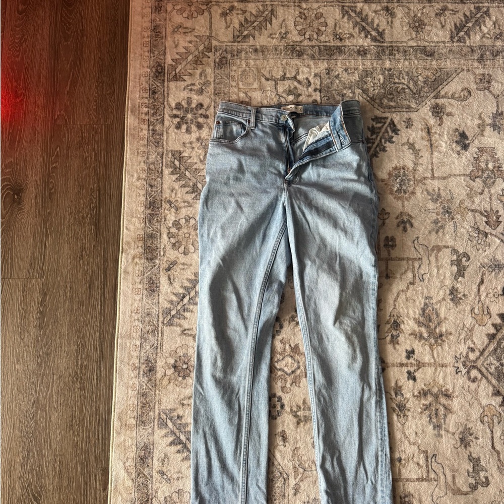 Abercrombie & Fitch Light Blue High Rise Jeans